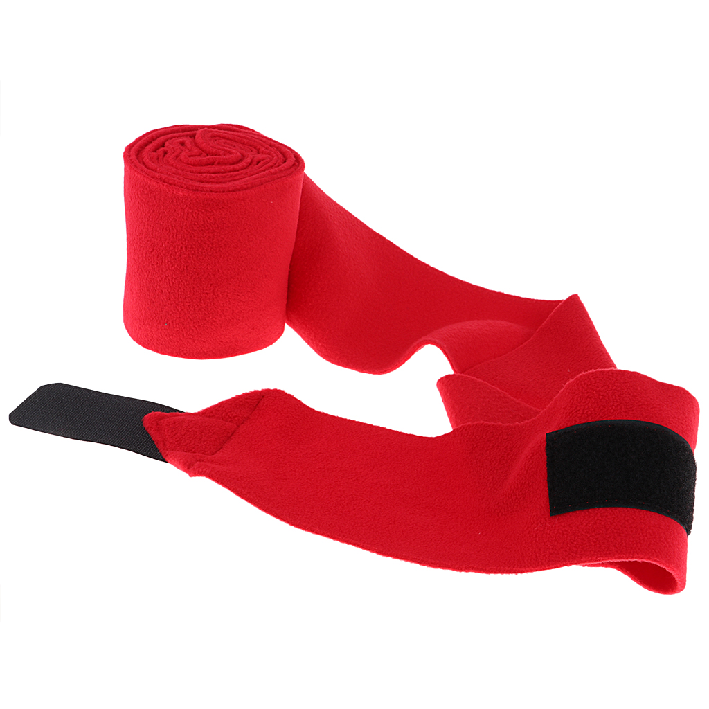 4 Rolls Fleece Polo Leg Wraps Horse Equestrian Boots Bracer Leg Protection Wraps 4 Rolls Fleece Polo Leg Wraps Horse Equestrian Boots Bracer Leg Protection Wraps