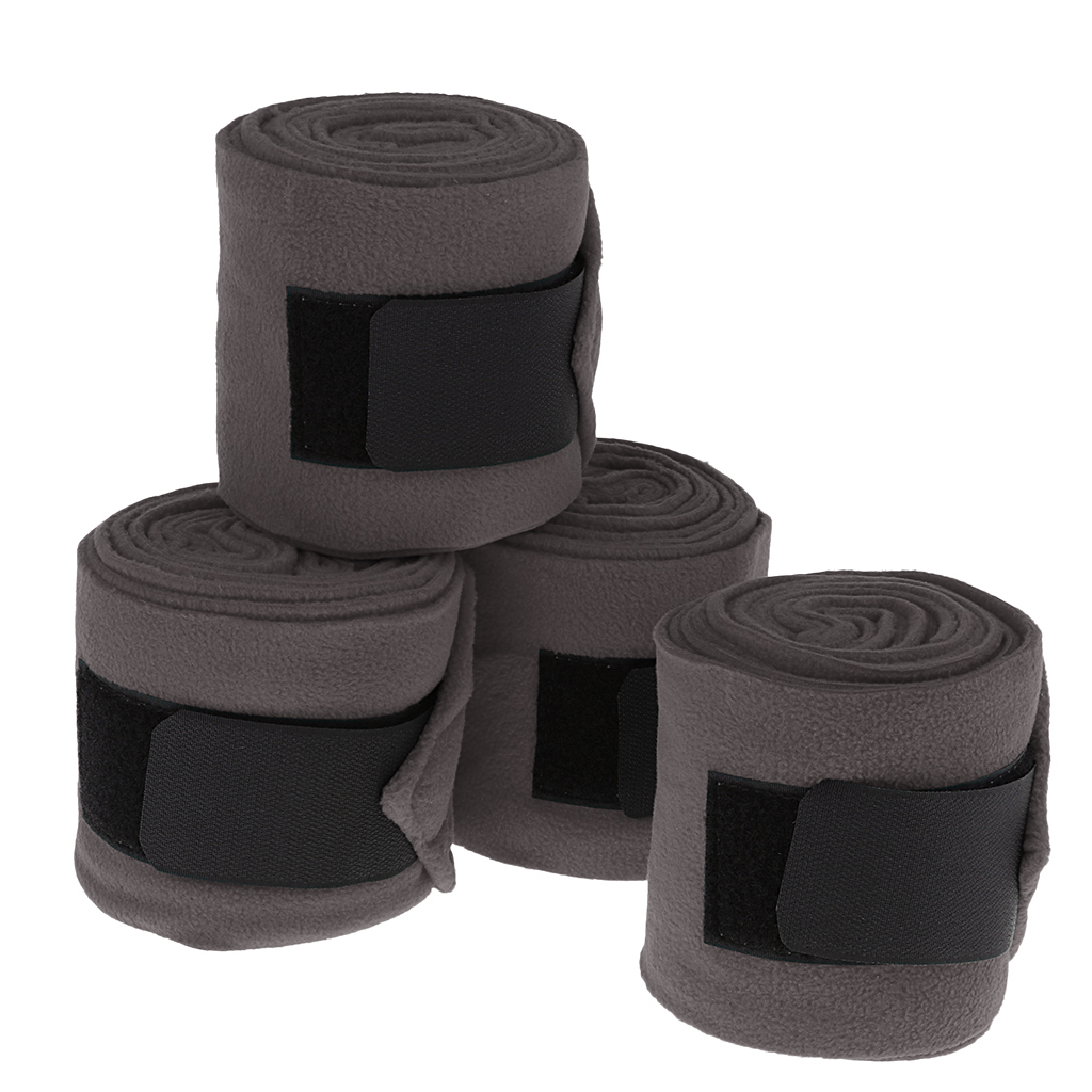 4 Rolls Fleece Polo Leg Wraps Horse Equestrian Boots Bracer Leg Protection Wraps 4 Rolls Fleece Polo Leg Wraps Horse Equestrian Boots Bracer Leg Protection Wraps