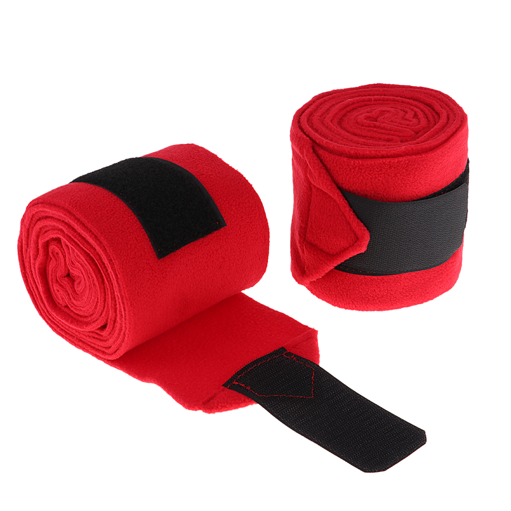 4 Rolls Fleece Polo Leg Wraps Horse Equestrian Boots Bracer Leg Protection Wraps 4 Rolls Fleece Polo Leg Wraps Horse Equestrian Boots Bracer Leg Protection Wraps