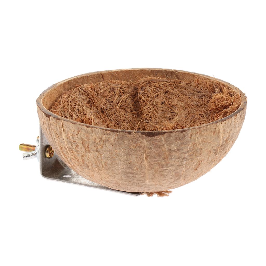 Coconut Shell Bird Nest House Hut for Pet Parrot Canary Finch Pigeon Cage Hamster Rat Gerbil Mice Cage Seed Toy Coconut Shell Bird Nest House Hut for Pet Parrot Canary Finch Pigeon Cage Hamster Rat Gerbil Mice Cage Seed Toy