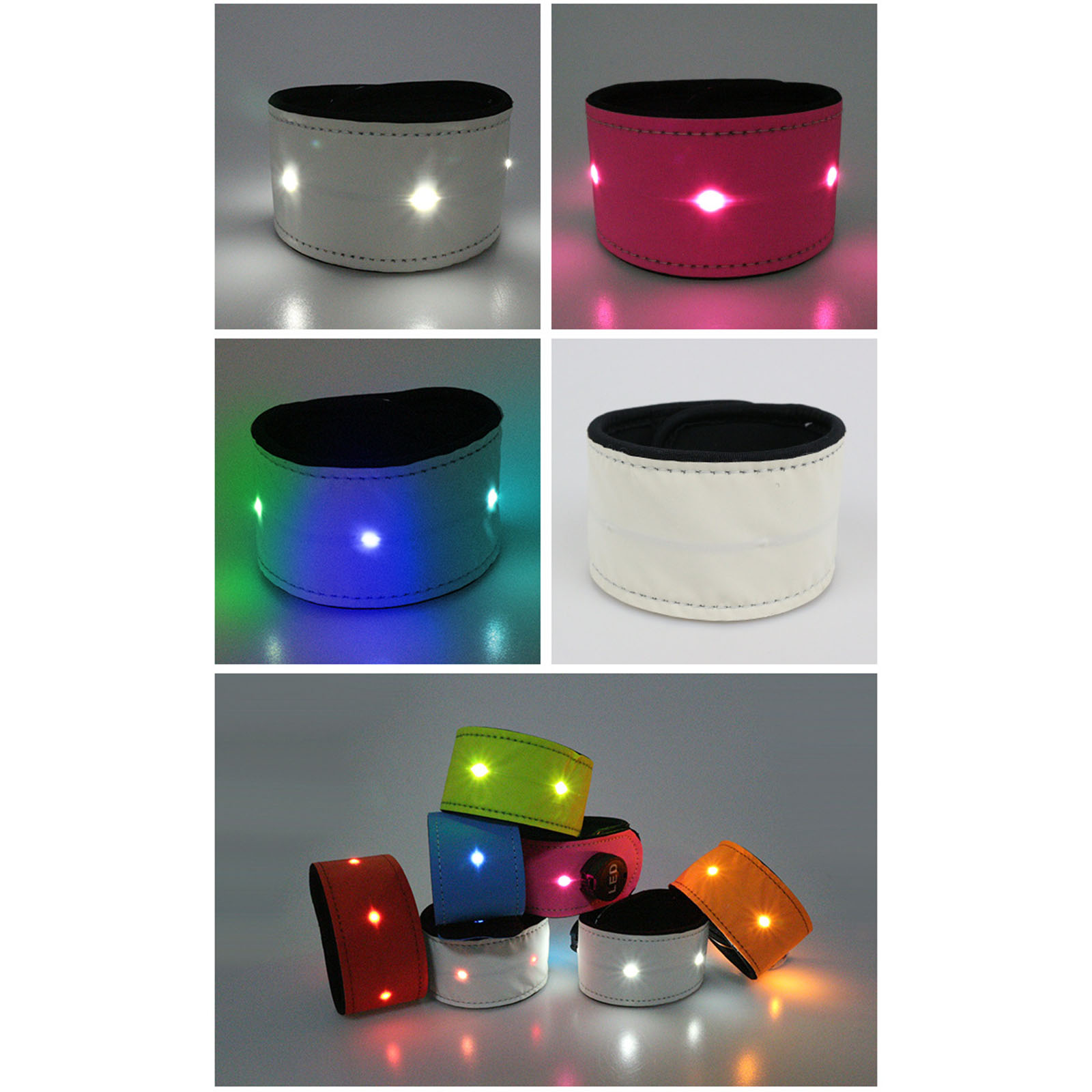 LED Luminous Horse Leg Protection Belt Luminous Equipment Reflective Leg Ankle Strap Night Walking Horse Riding
