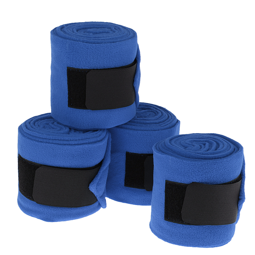 4 Rolls Fleece Polo Leg Wraps Horse Equestrian Boots Bracer Leg Protection Wraps 4 Rolls Fleece Polo Leg Wraps Horse Equestrian Boots Bracer Leg Protection Wraps